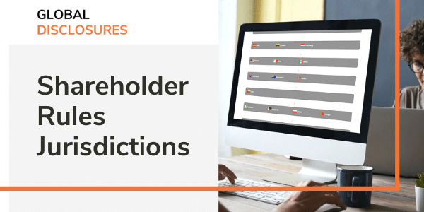 Shareholder Rules Jurisdictions