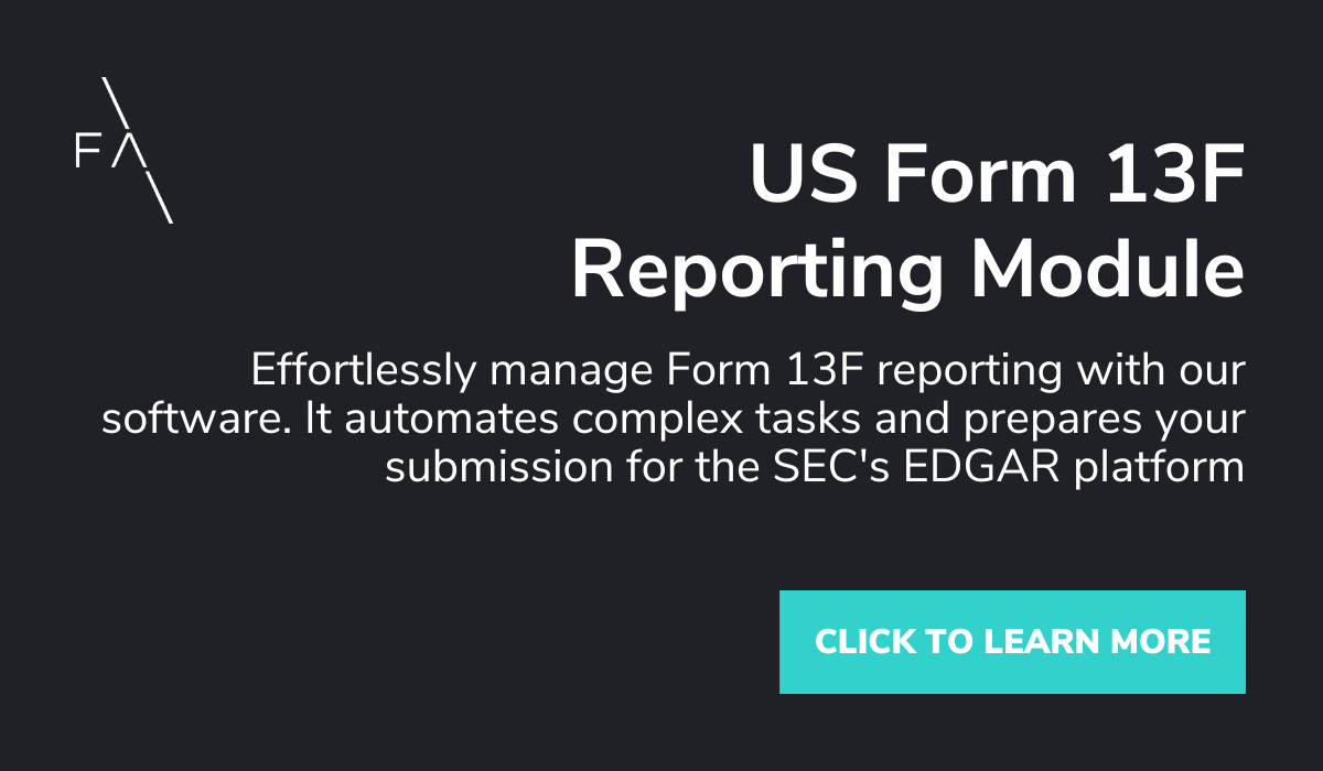 US Form 13F Reporting Module