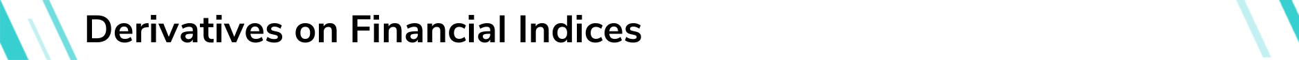 Derivatives on Financial Indices