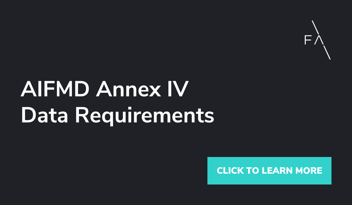 AIFMD Annex IV data requirements