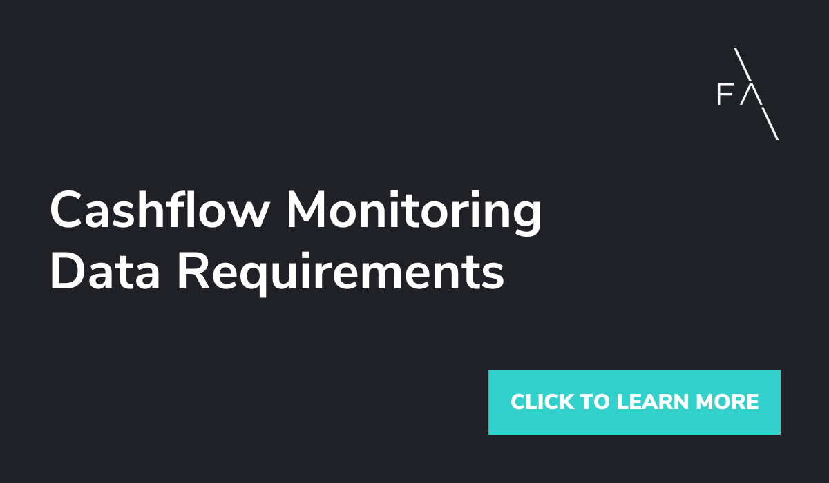 Cashflow Monitoring Data Requirements