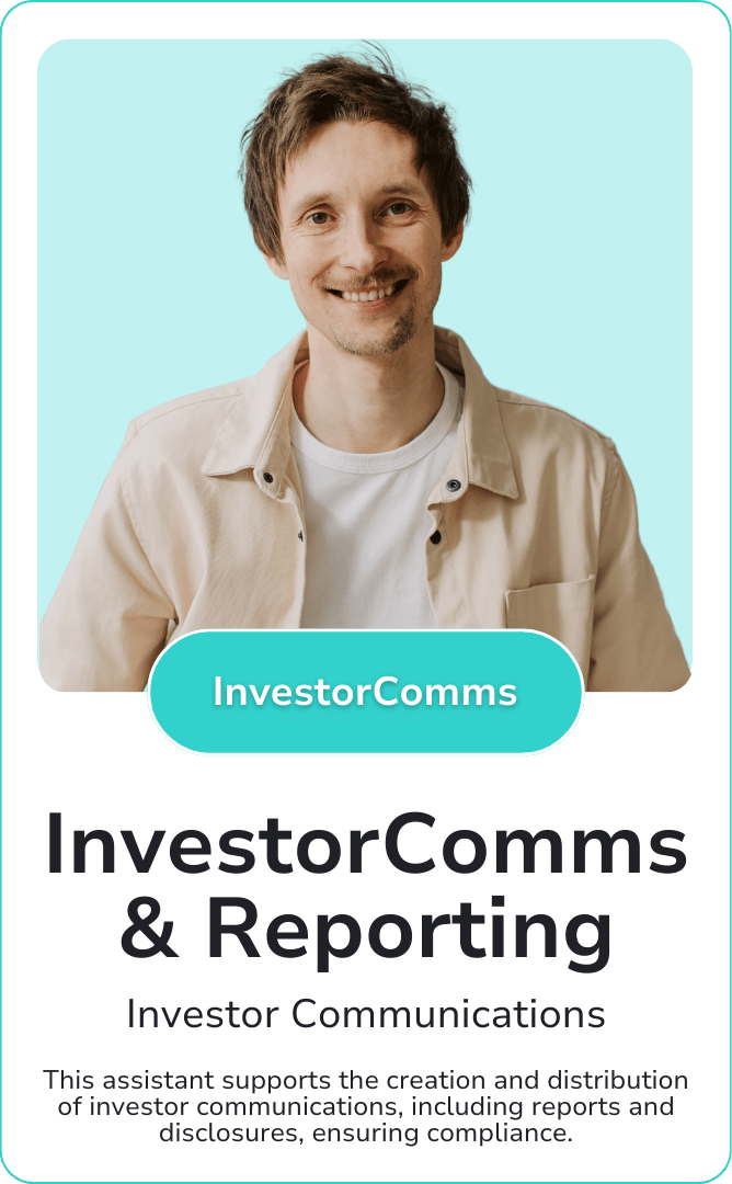 Investor Comms