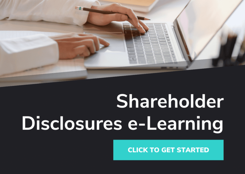 Shareholder Disclosures e-Learning