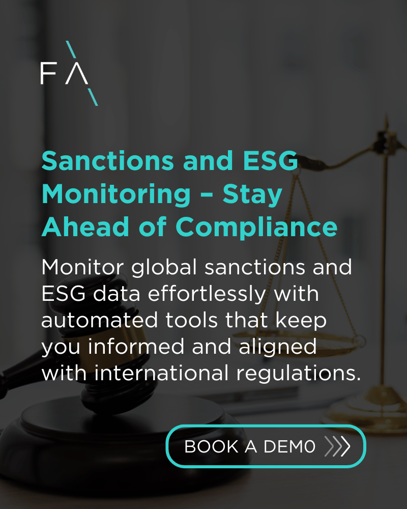 Sanctions and ESG Monitoring – Stay Ahead of Compliance